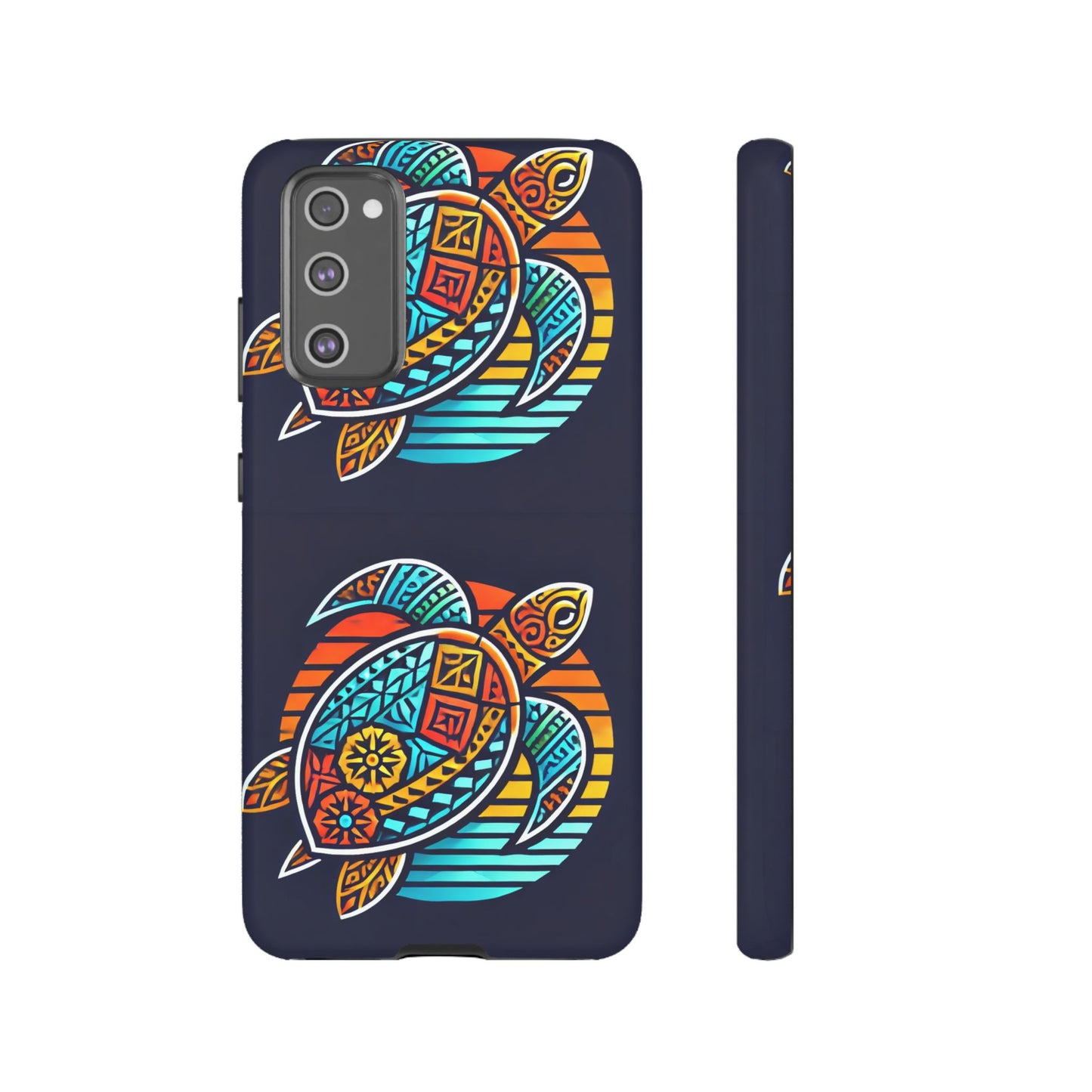 Tough Cases: Colorful Sea Turtle Phone Case for Ocean Lovers