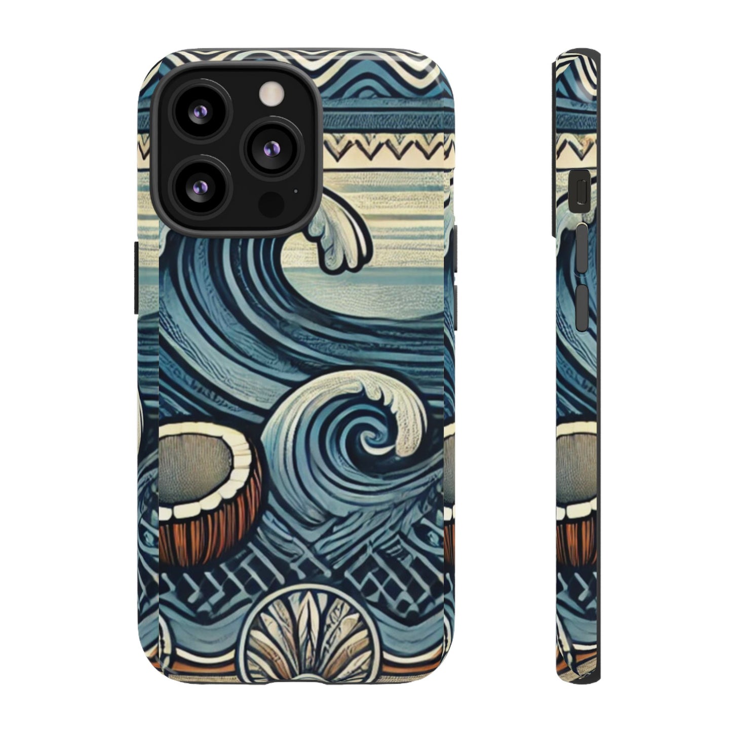 Tough Cases: Ocean Wave Phone Case - Durable Protection with Coastal Vibes