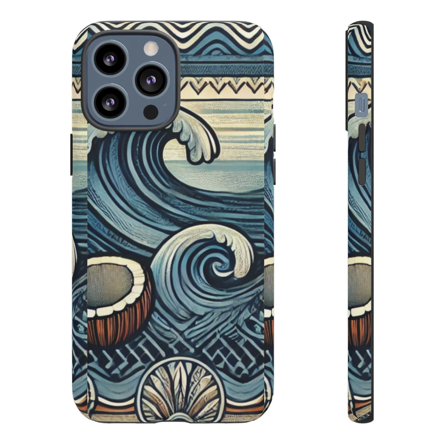 Tough Cases: Ocean Wave Phone Case - Durable Protection with Coastal Vibes