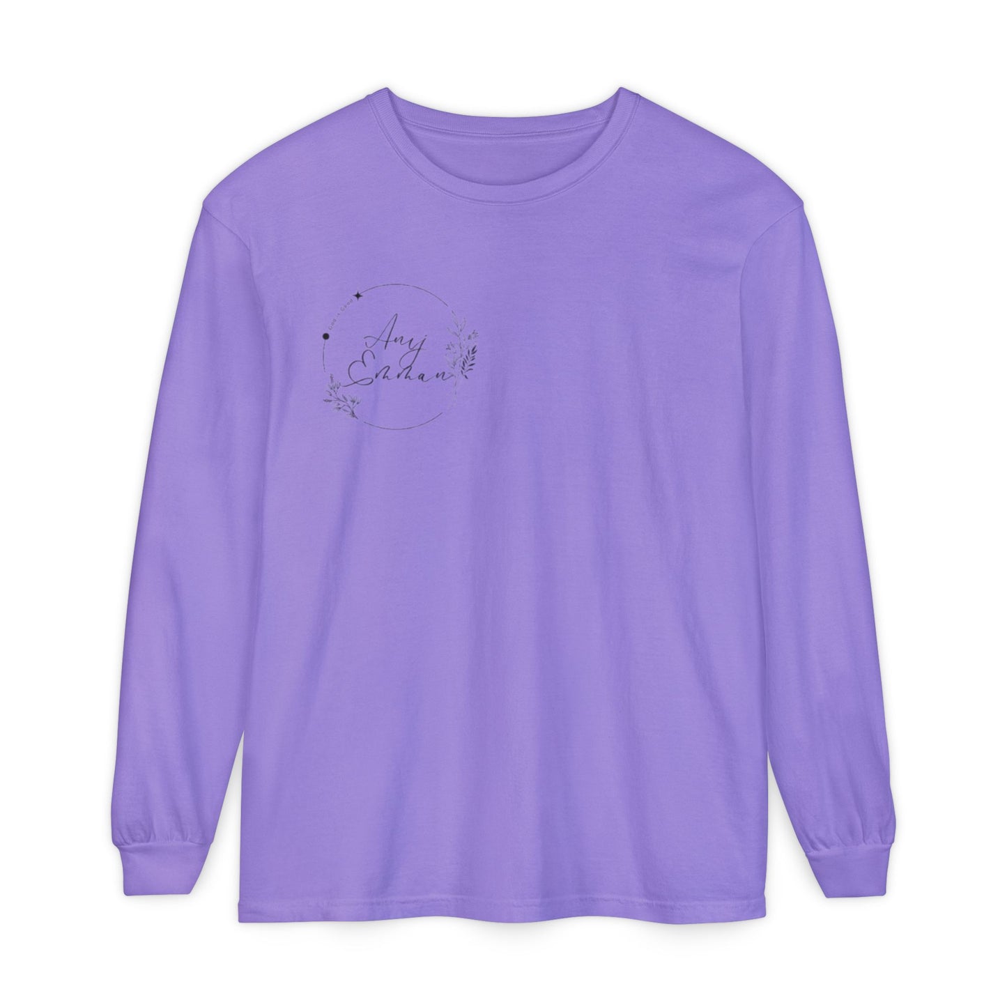 Personalized Floral Long Sleeve T-Shirt - Perfect for Everyday Comfort