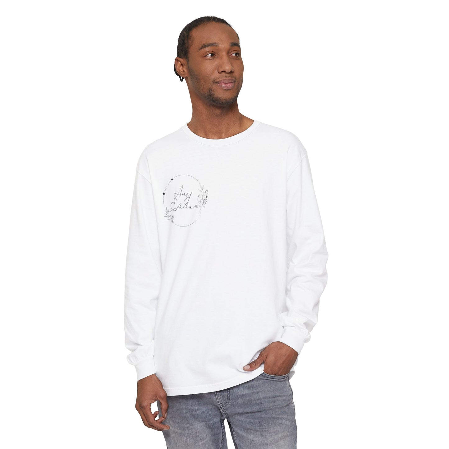 Personalized Floral Long Sleeve T-Shirt - Perfect for Everyday Comfort