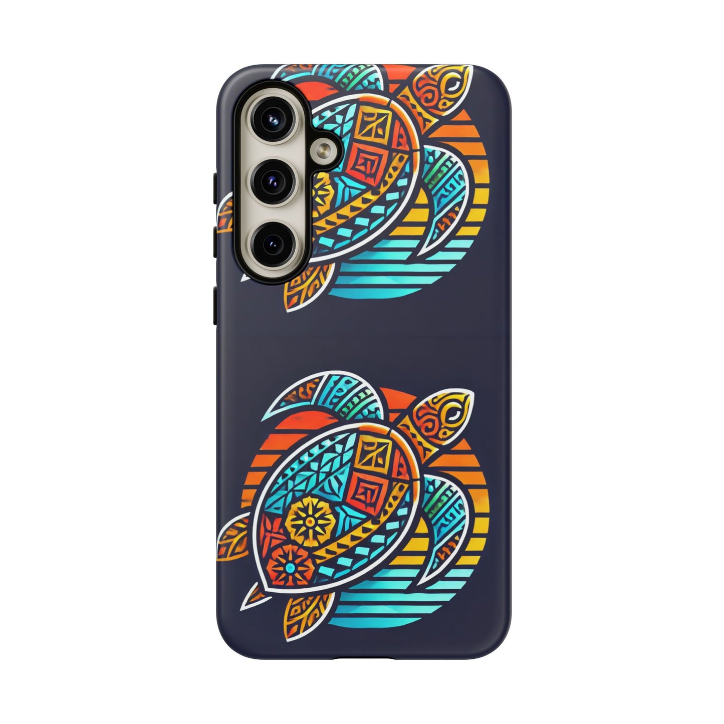 Tough Cases: Colorful Sea Turtle Phone Case for Ocean Lovers