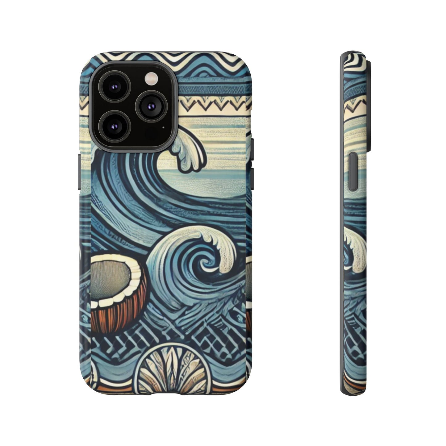 Tough Cases: Ocean Wave Phone Case - Durable Protection with Coastal Vibes