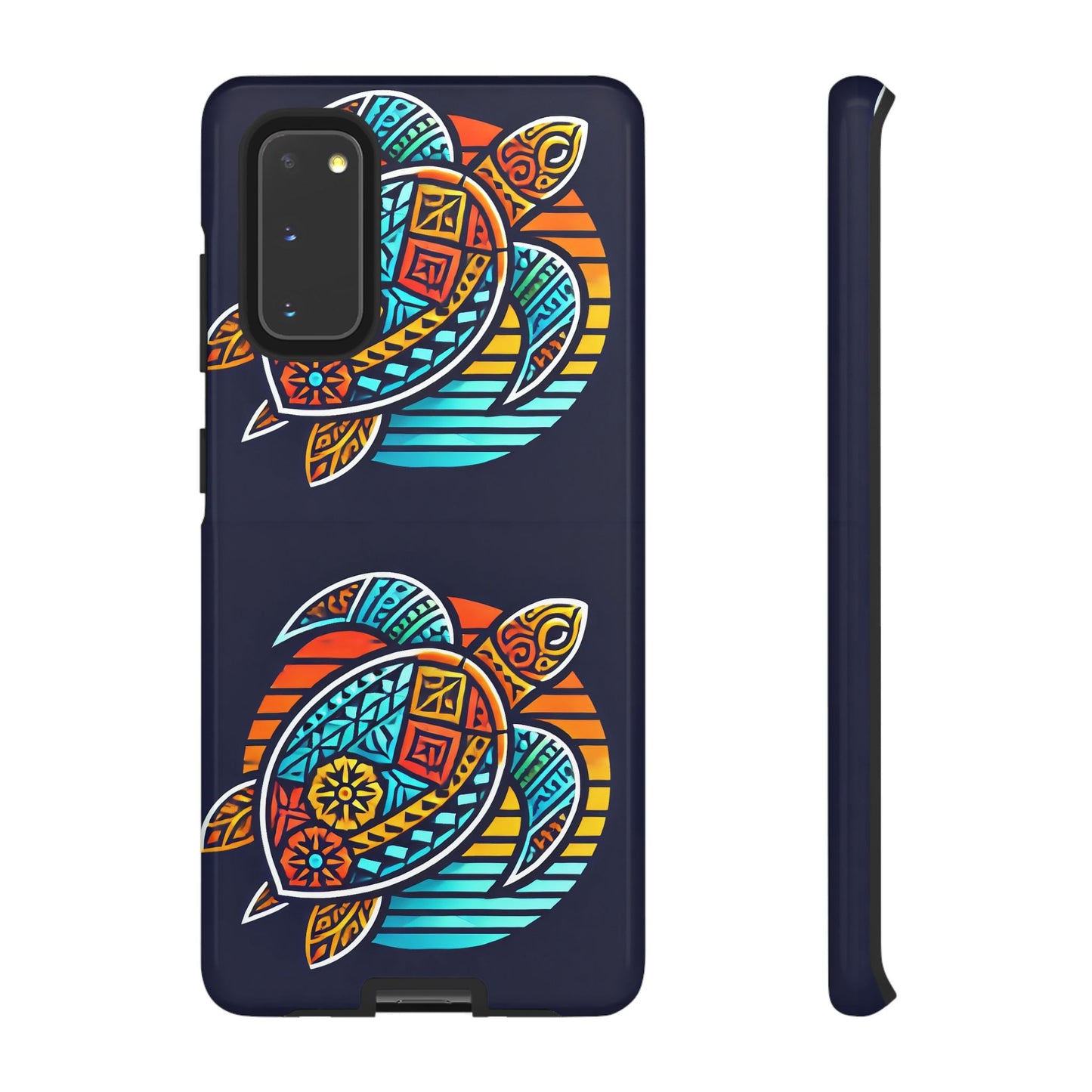 Tough Cases: Colorful Sea Turtle Phone Case for Ocean Lovers