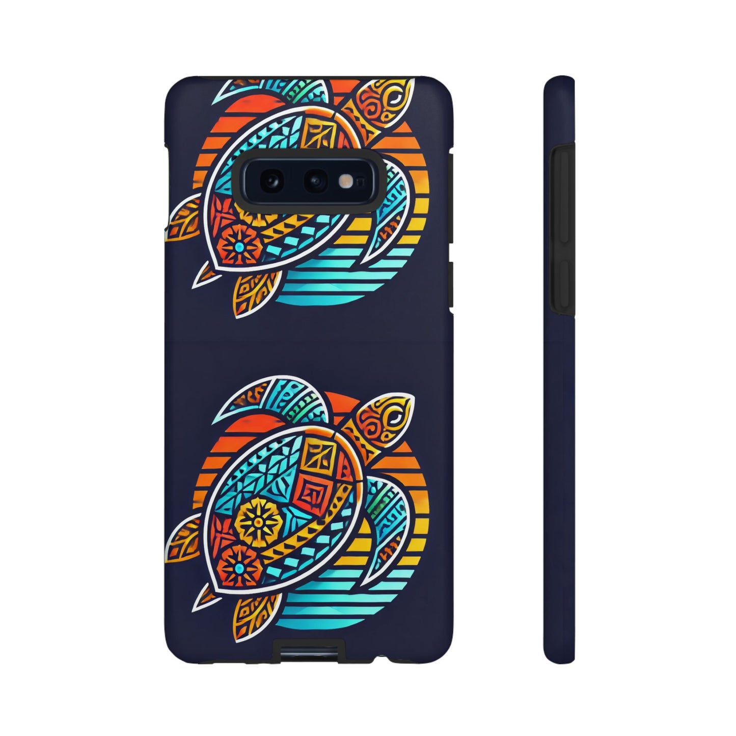 Tough Cases: Colorful Sea Turtle Phone Case for Ocean Lovers