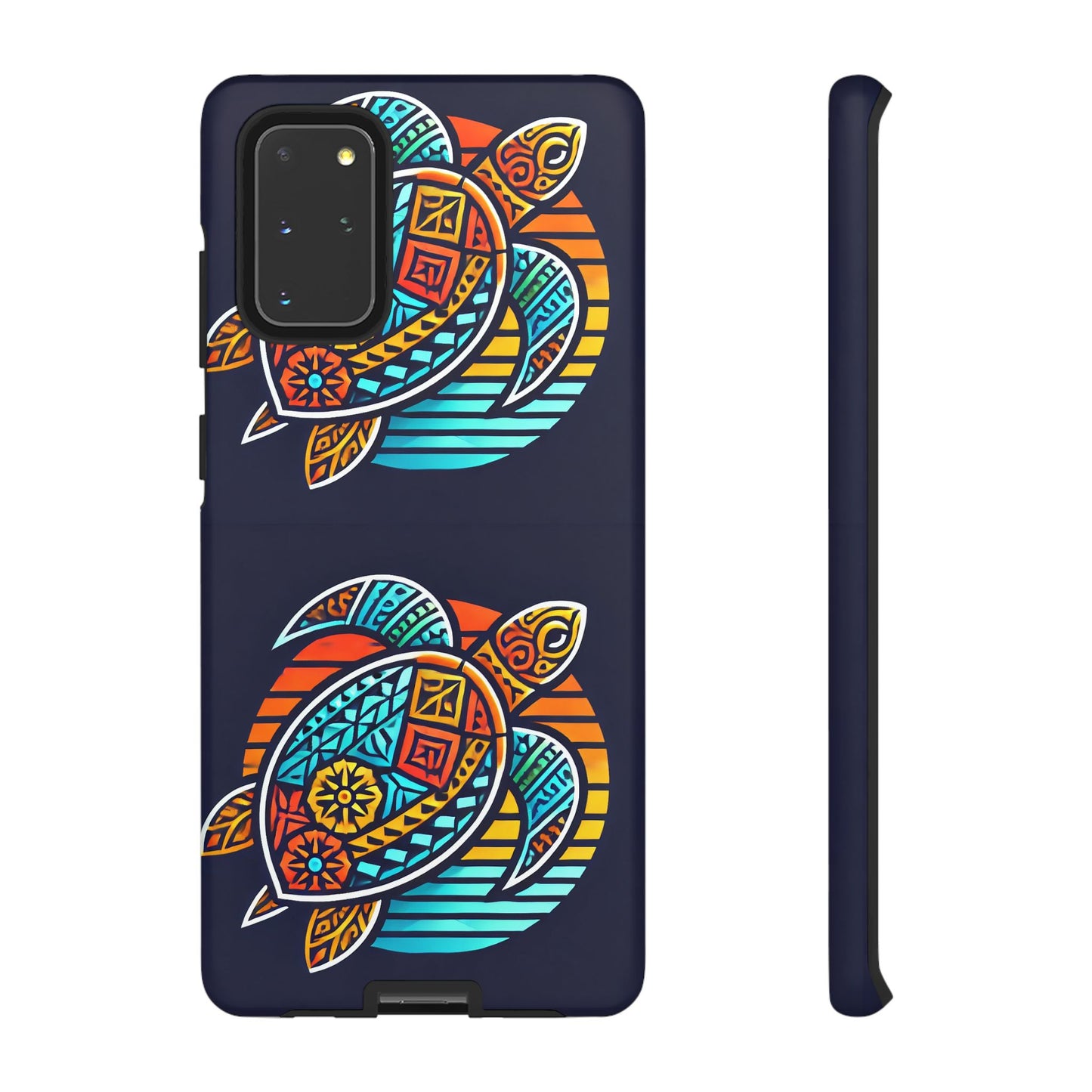 Tough Cases: Colorful Sea Turtle Phone Case for Ocean Lovers