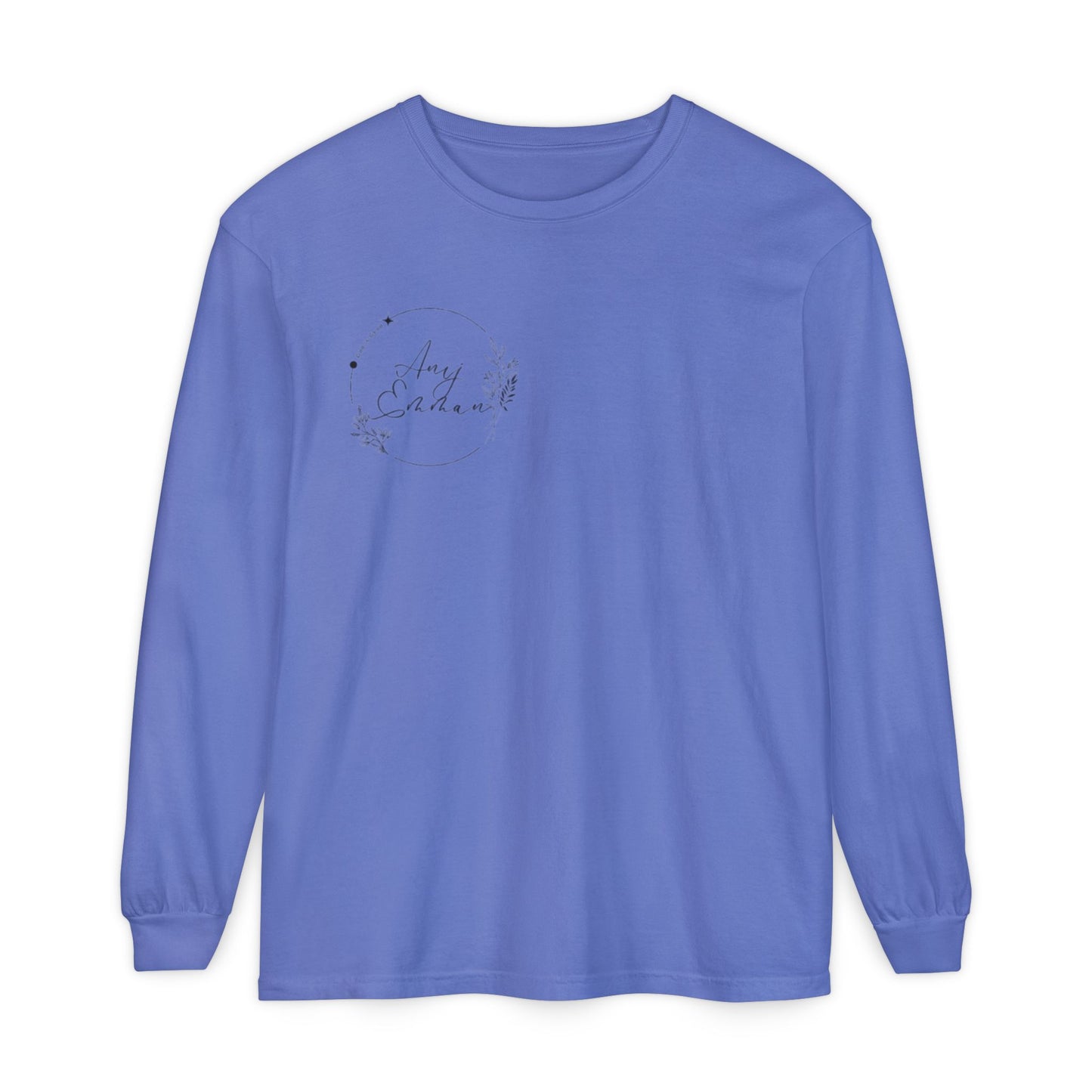 Personalized Floral Long Sleeve T-Shirt - Perfect for Everyday Comfort