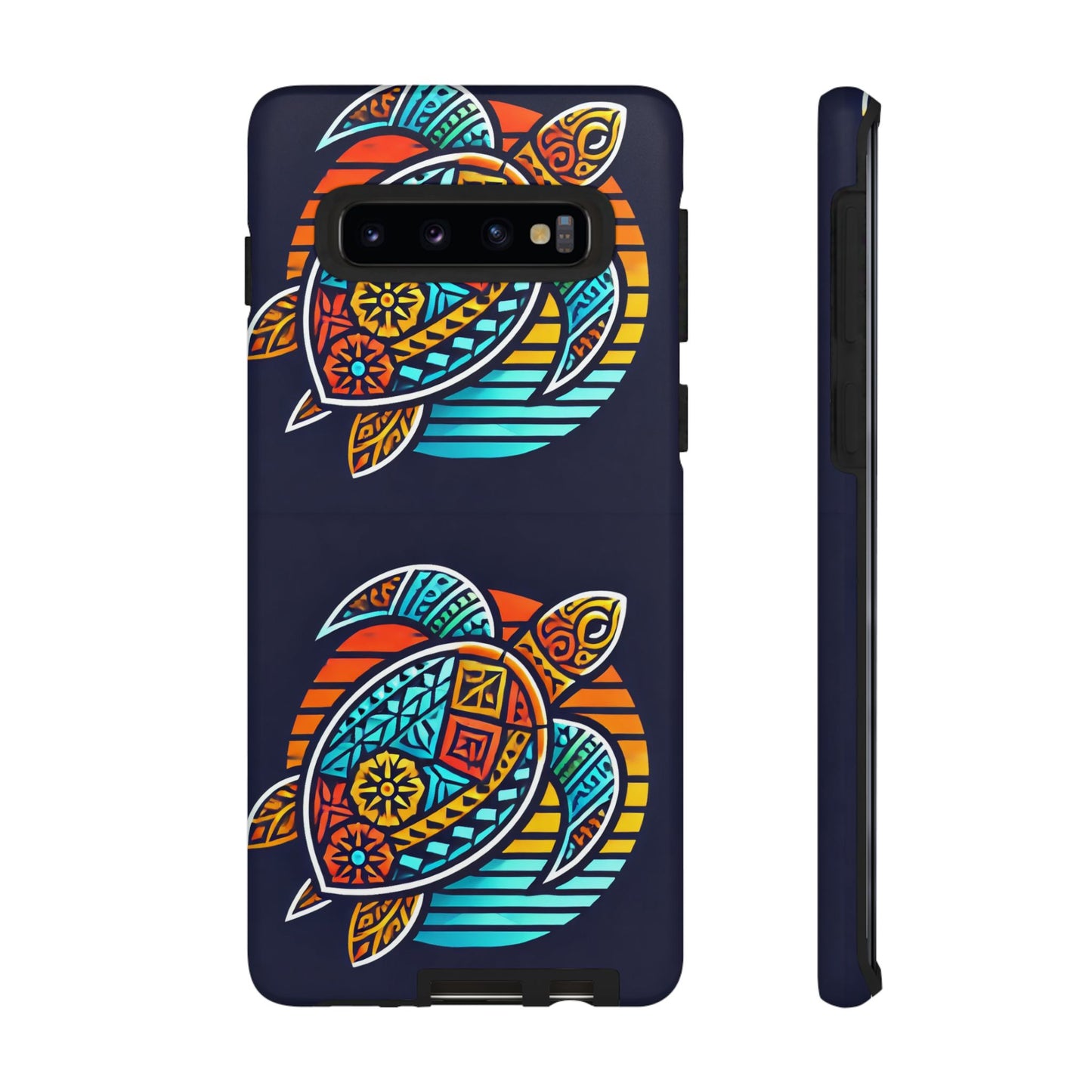 Tough Cases: Colorful Sea Turtle Phone Case for Ocean Lovers