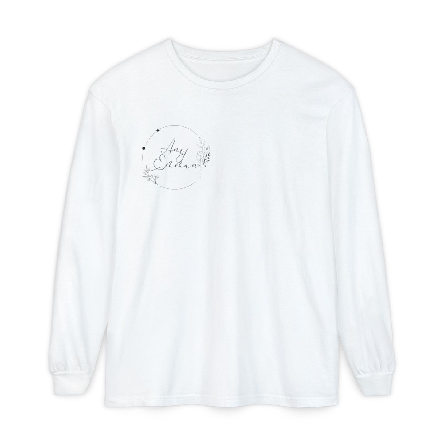 Personalized Floral Long Sleeve T-Shirt - Perfect for Everyday Comfort