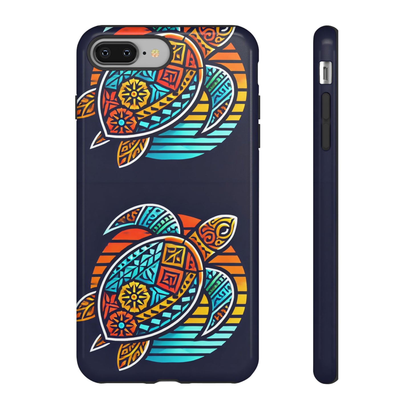 Tough Cases: Colorful Sea Turtle Phone Case for Ocean Lovers