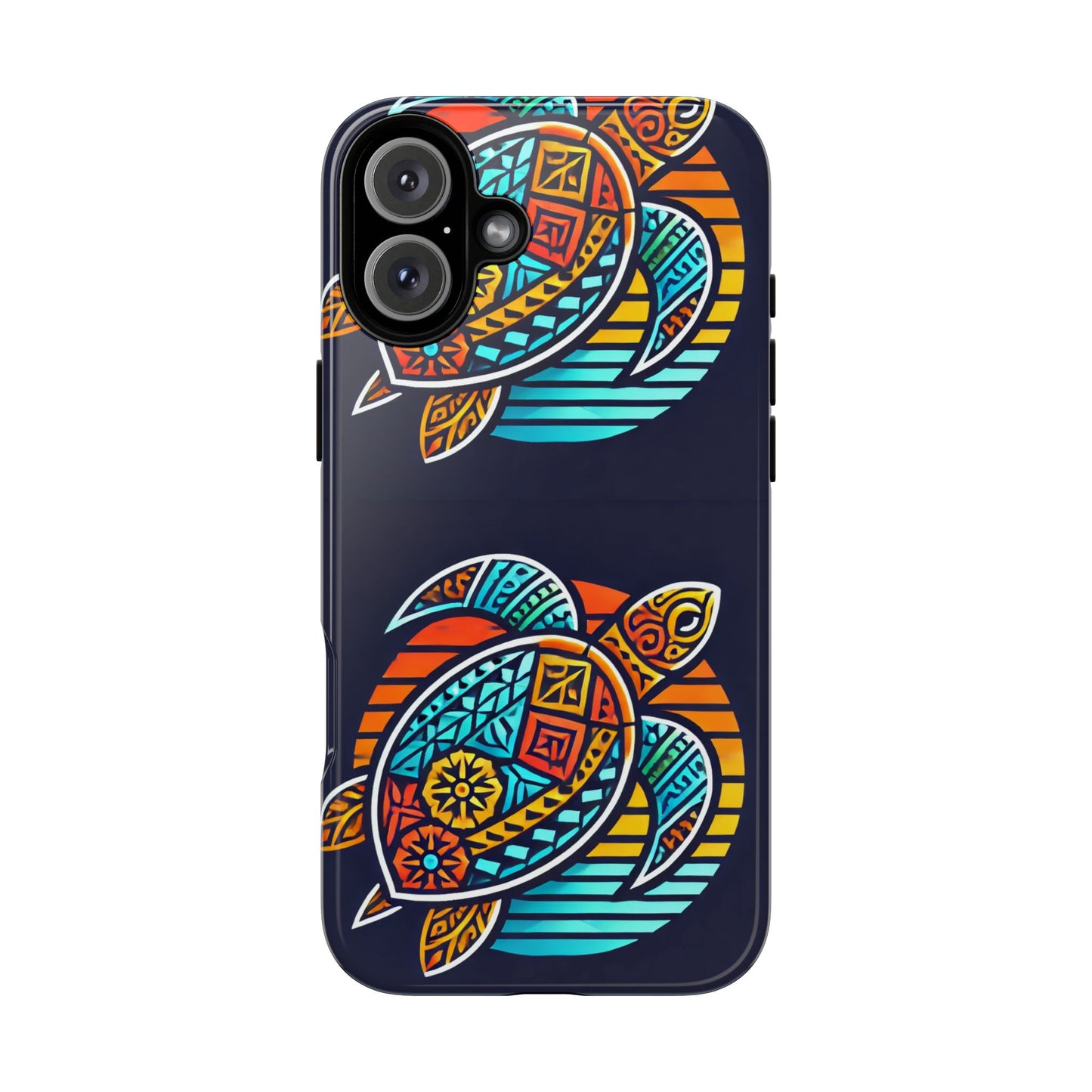 Tough Cases: Colorful Sea Turtle Phone Case for Ocean Lovers