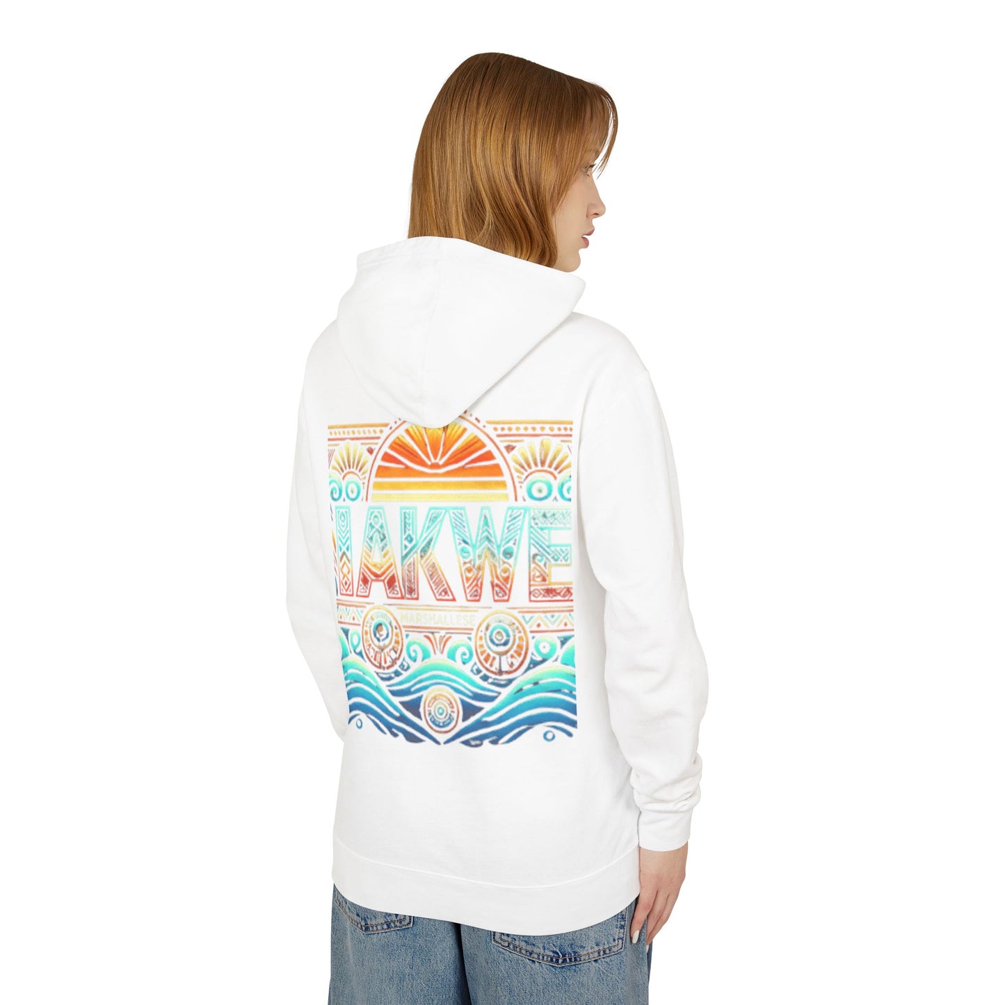 Unisex Lightweight Hooded Sweatshirt - TAKWE Beach Vibe Casual Hoodie