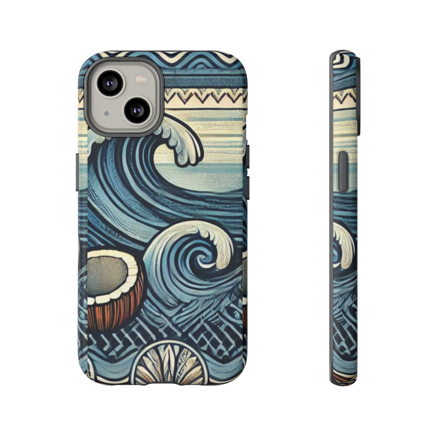 Tough Cases: Ocean Wave Phone Case - Durable Protection with Coastal Vibes