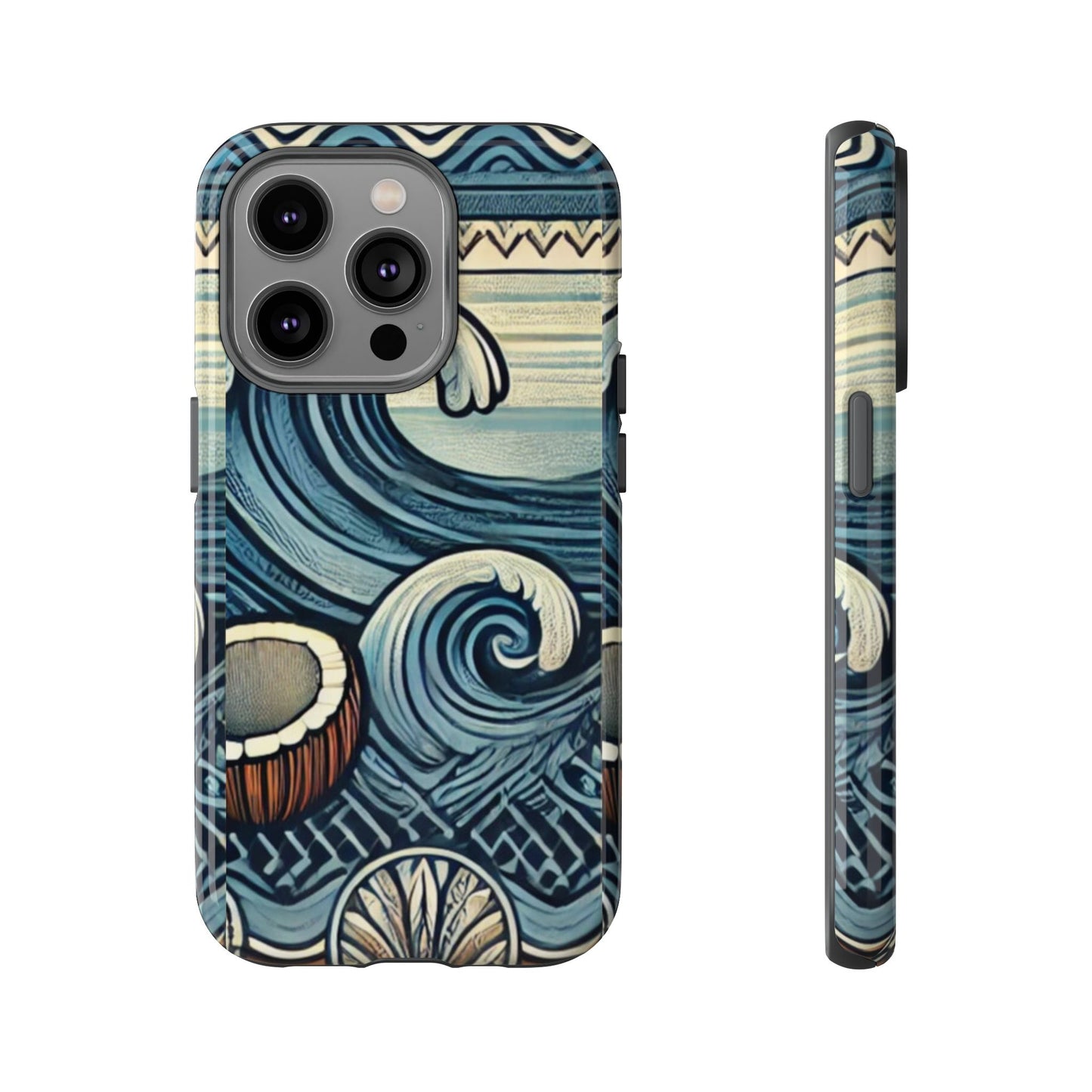 Tough Cases: Ocean Wave Phone Case - Durable Protection with Coastal Vibes