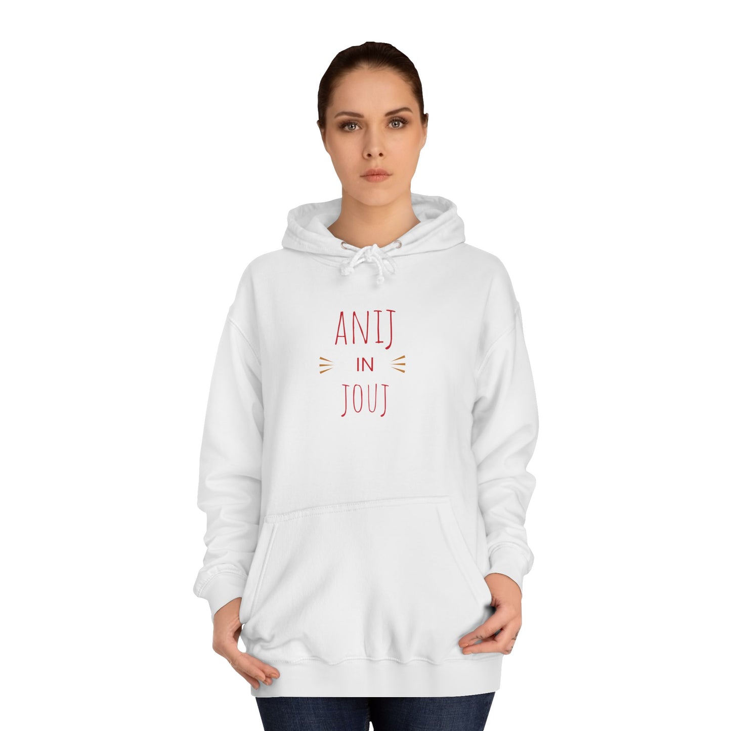 Inspirational Unisex College Hoodie – "ANJI IN JOU"