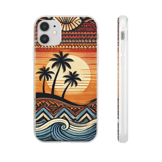 Tropical Sunset Flexi Case - Summer Vibes Phone Cover