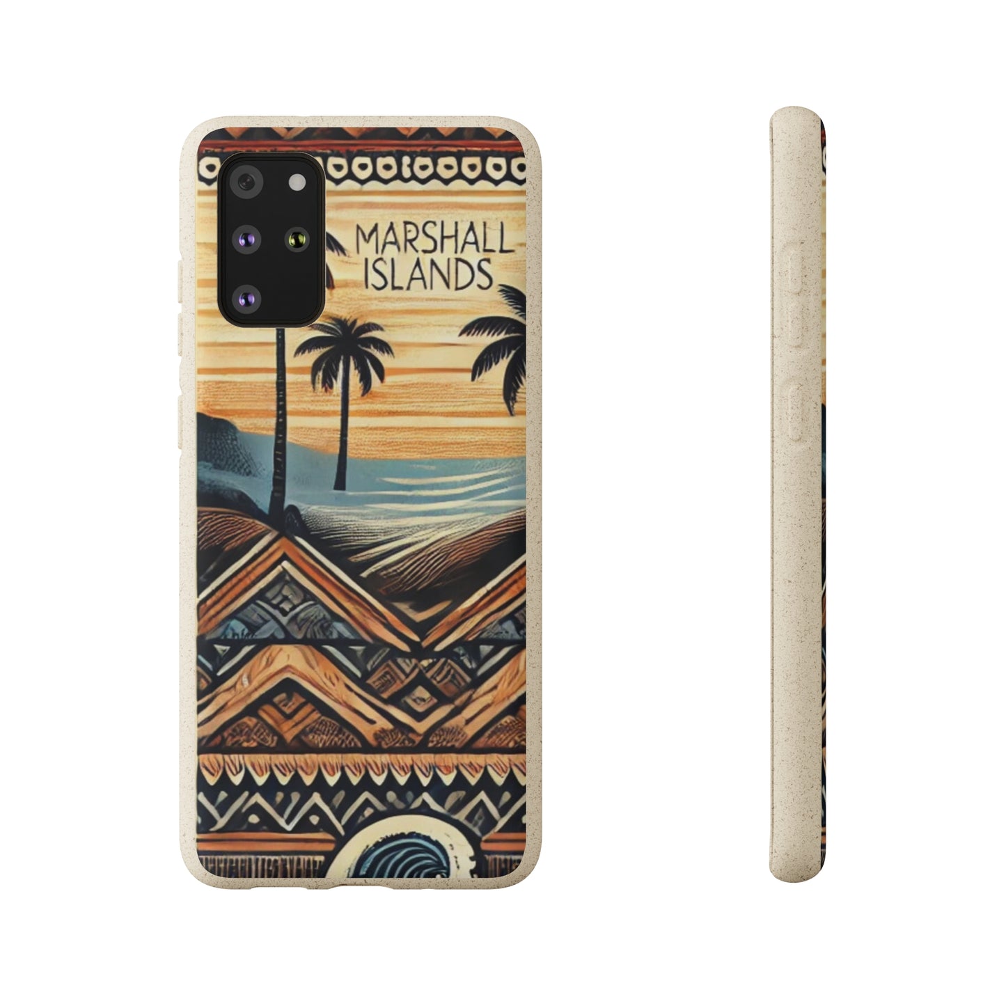 Tropical Biodegradable Phone Case - Marshall Islands Design