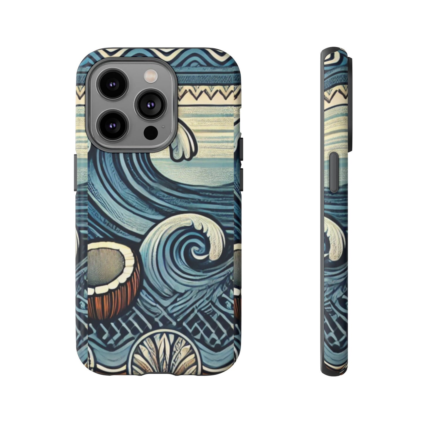 Tough Cases: Ocean Wave Phone Case - Durable Protection with Coastal Vibes