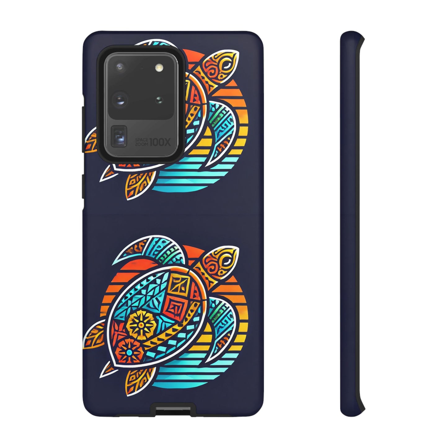 Tough Cases: Colorful Sea Turtle Phone Case for Ocean Lovers